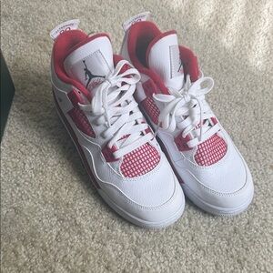 Jordan Kids Sneakers in White and Red